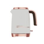 Beko Cosmopolis Retro Jug Kettle – White & Rose Gold – 1.7 L – WKM8306W - 01