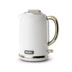 Breville Flow Electric Jug Kettle – White, Gold – 1.7 L – VKT185 - 01