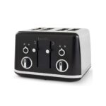 Breville Lustra 4 Slice Toaster – Black – 1950W – VTT969 - 01