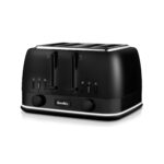 Breville New York Collection 4 Slice Wide Slots Toaster – Matt Black – 1850W – VTT943 - 01