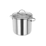Judge Essentials 20cm Glass Lid Stockpot - Stainless Steel - 5L - HX312