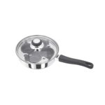 Judge Essentials Four Cup Egg Poacher - Stainless Steel - 20cm - HP86 - 01