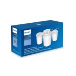 Philips Microfiltration 3 Packs Replacement Water Filter Cartridges – White – 2 L – AWP201