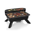 Princess Portable Electric or Charcoal Hybrid Barbecue Machine – Black – 2000W – 112256 - 01