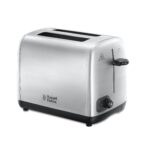 Russell Hobbs 2 Slice Brushed Stainless Steel Toaster – Silver – 850W – 18780 - 01
