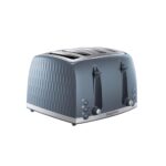 Russell Hobbs Honeycomb 4 Slice Extra Wide Slot Toaster – Grey – 1500W – 26073 - 01
