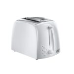 Russell Hobbs Textures 2 Slice Plastic Toaster – White – 850W – 21640 - 01